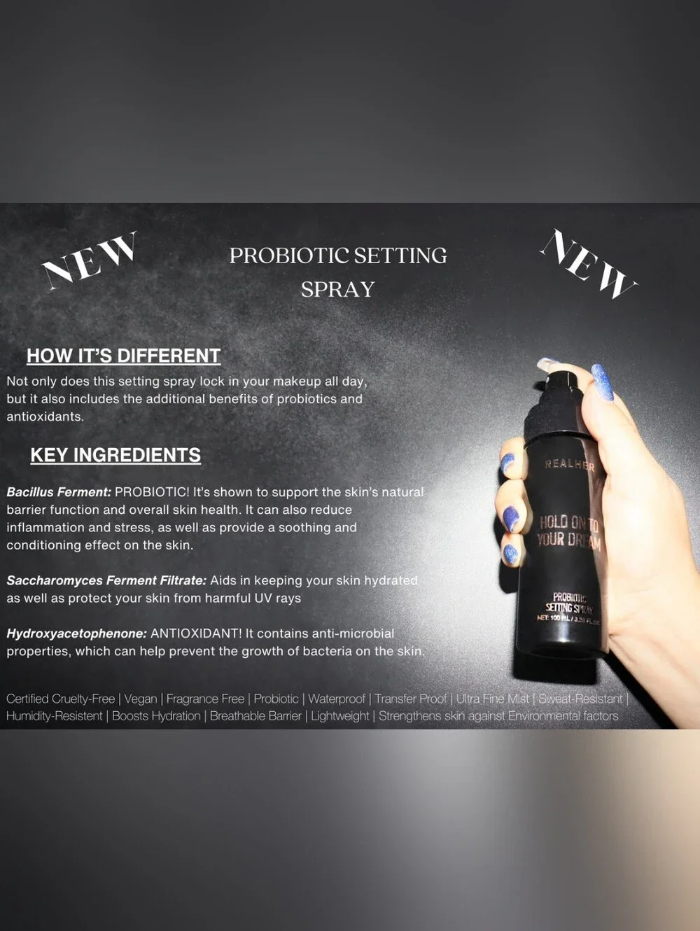 RealHer Probiotic Setting Spray
